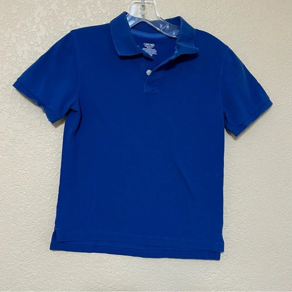 Set of 2 Kids Blue Polo Shirts size Medium 8/10 - Picture 9 of 12